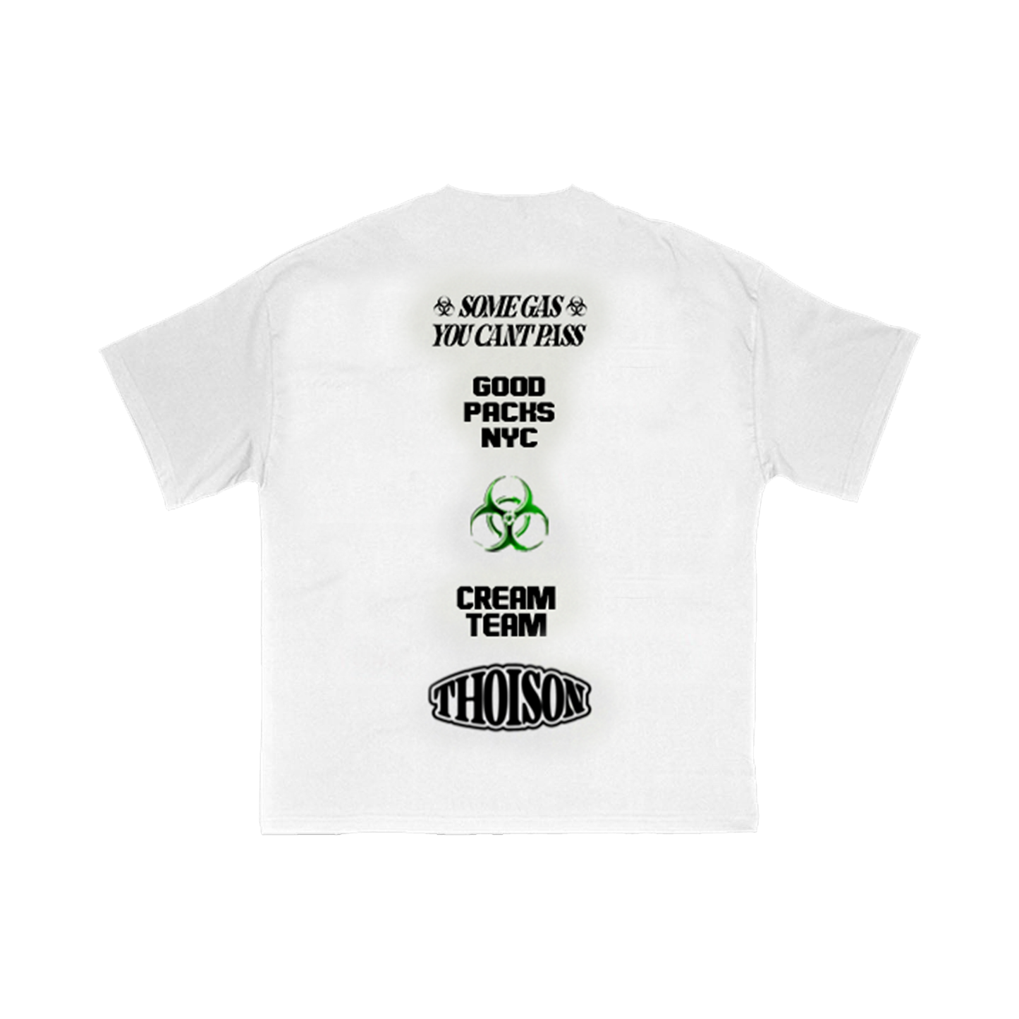 White thoison logo tee