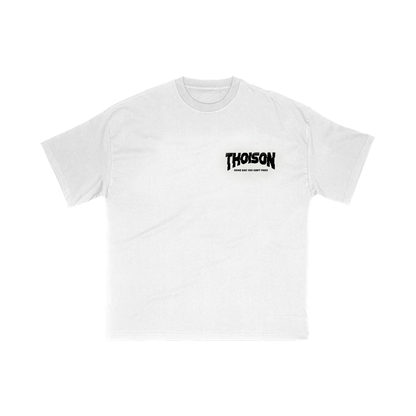 White thoison logo tee